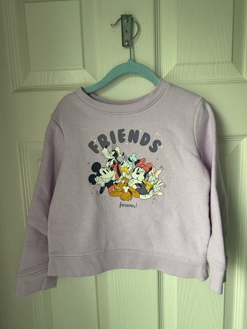Disney Kids 'Friends Forever' Lilac Sweatshirt 4T